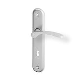 ACT Viola Shield Door Handle - silver